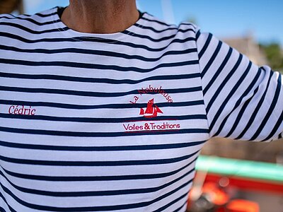 Personnalisation textile de l'atelier Dalmard Marine pour Voiles & Traditions