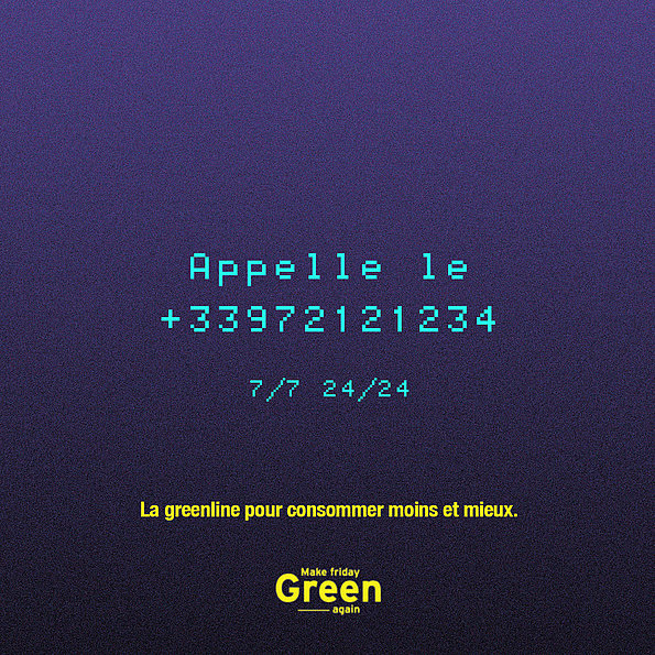 Campagne Make Friday Green Again