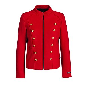 Veste femme courte rouge