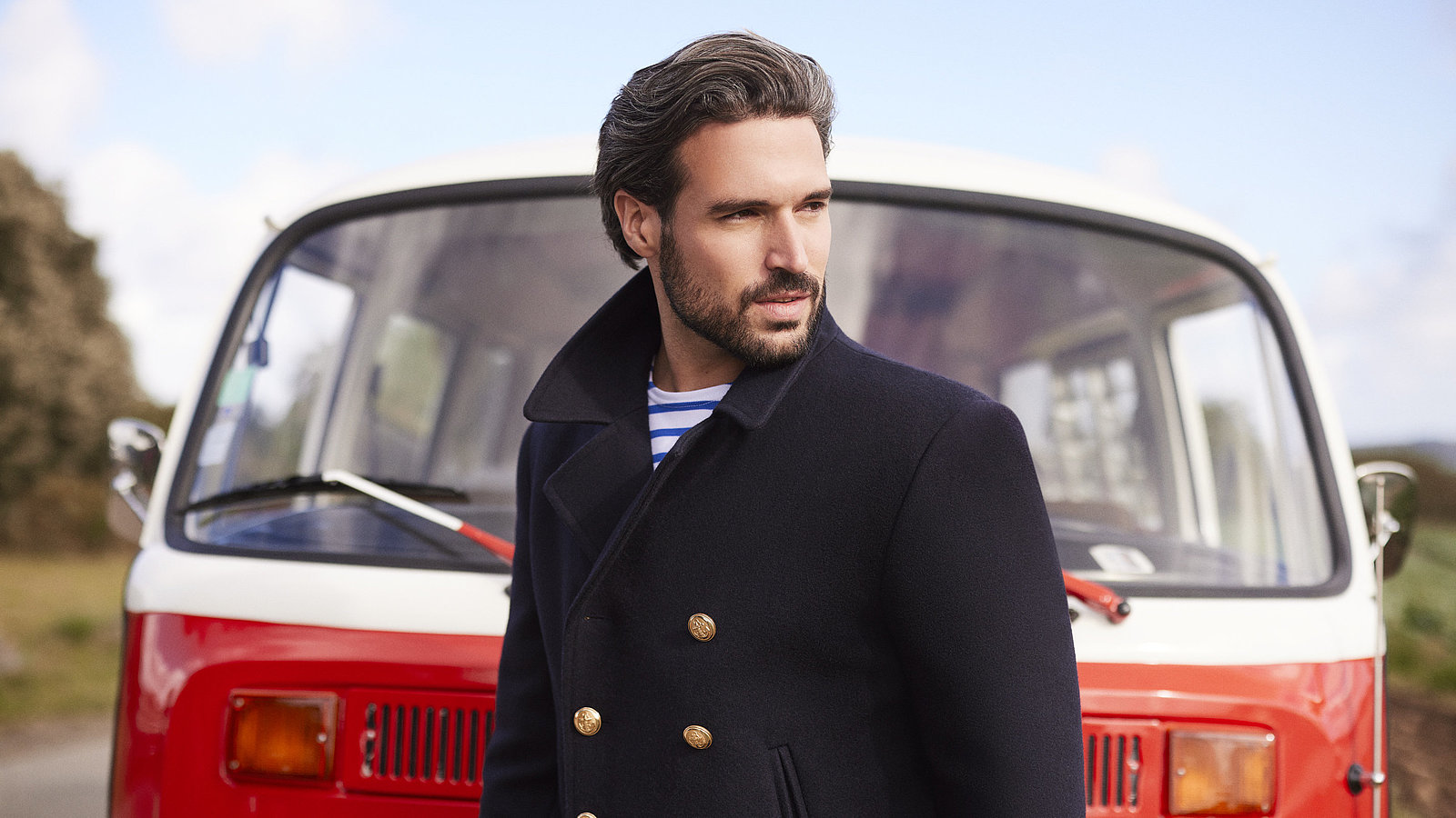 Dalmard Marine The real pea coat made from pure wool