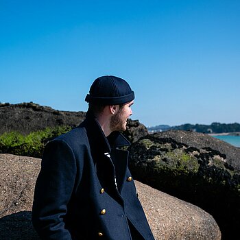 Caban et bonnet miki Dalmard Marine Caban Toulon homme et Miki DOCKER mixte Dalmard Marine
