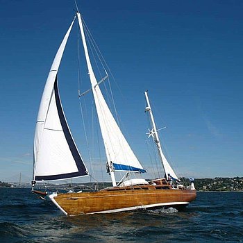 Voilier Lady Akka sur la Classic channel regatta Voilier Lady Akka Classic channel regatta