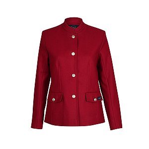 Veste courte rouge femme