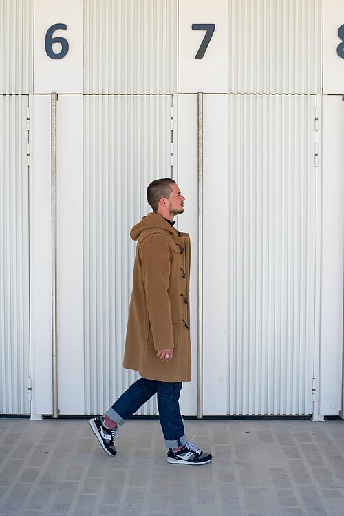 LONDON CHEVRONS - Men's duffle coat LONDON CHEVRONS - Men's duffle coat