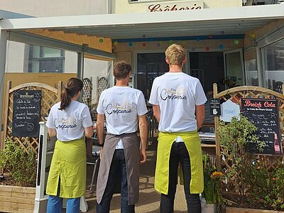 Personnalisation textile pour la P'tite Crêperie
