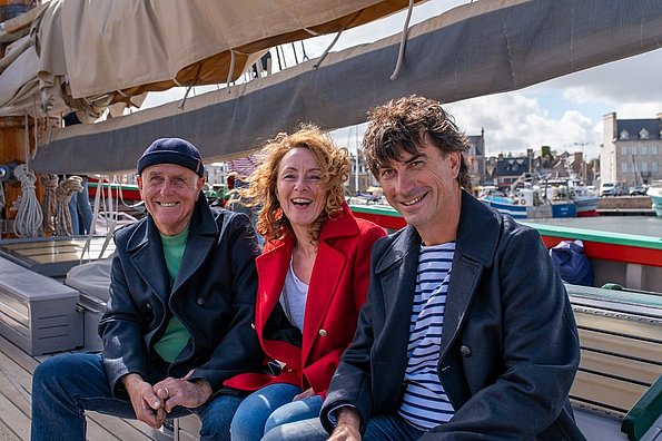 Ambassadeurs pendant le shooting de l'évènement des 100 ans