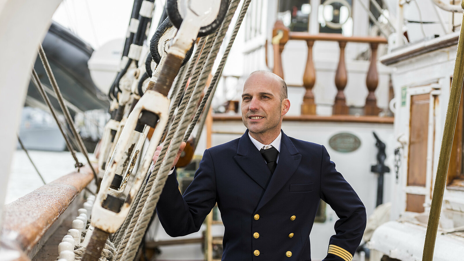 Aymeric Gibet commander of the Belem ©Valérie Joncheray